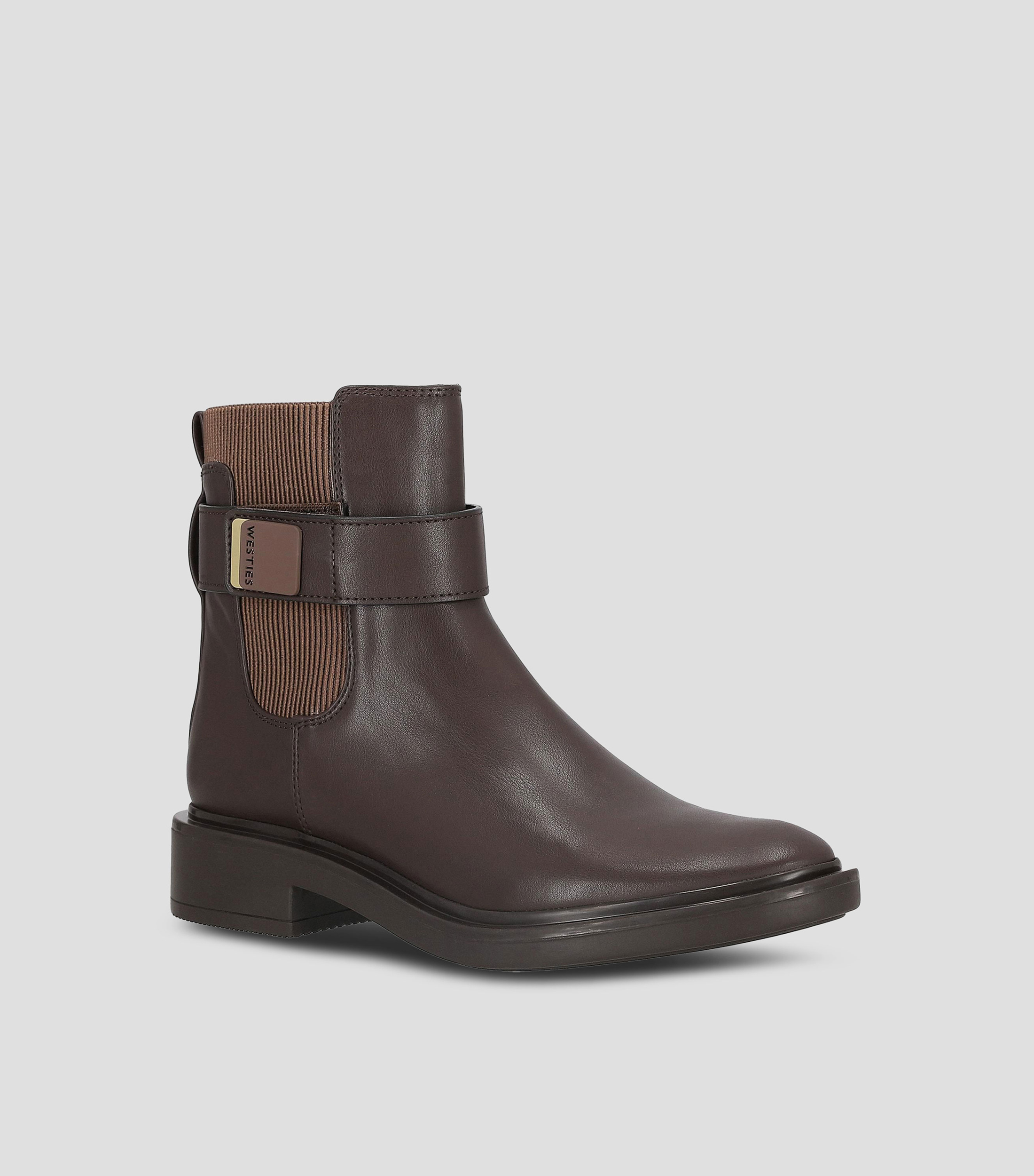 Botines con tacón bajo Mujer